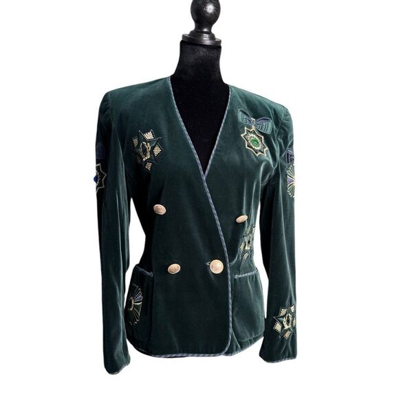 Escada Velour Women’s Blazer (EU 36/US 4) - Picture 2 of 12